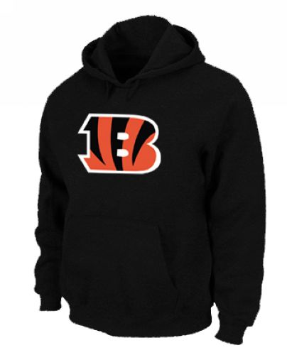 NFL Men's Nike Cincinnati Bengals Logo Pullover Hoodie - Black